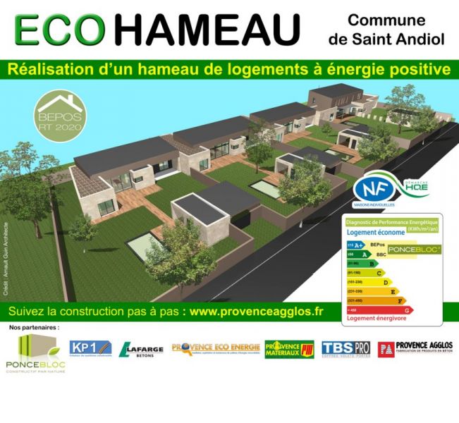Hameau Saint Andiol toiture photovoltaïque ©Provence Eco Energie