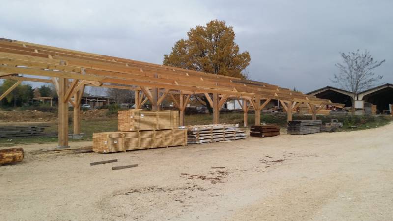 Construction hangar toiture photovoltaïque Avignon ©Provence Eco Energie